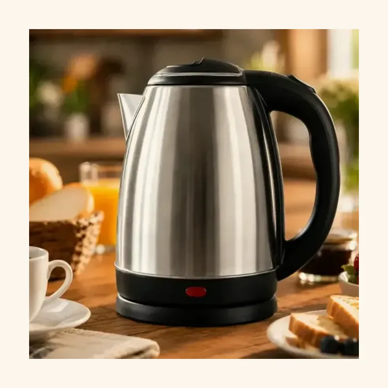 Chaleira elétrica de inox (1,8 litro)